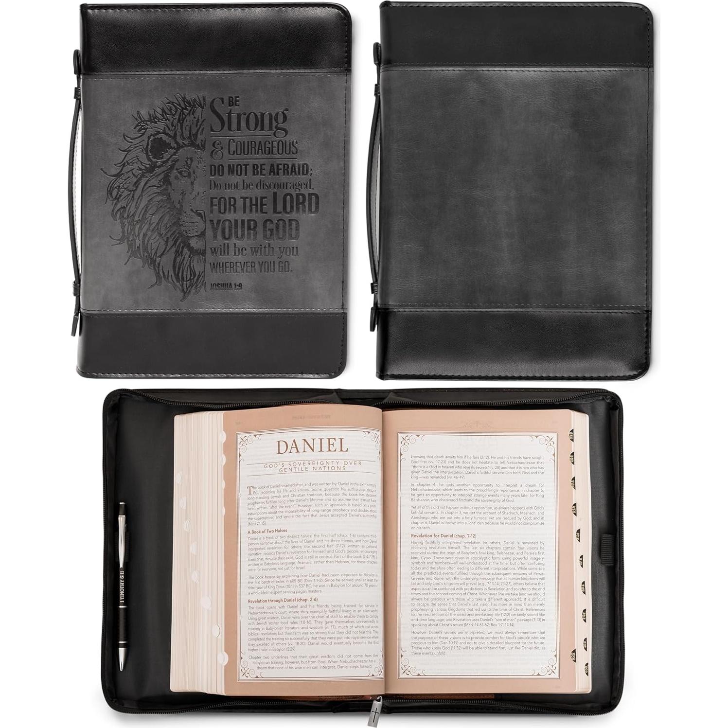 Cubierta de Biblia de Cuero Sintético Christian Art Gifts XL