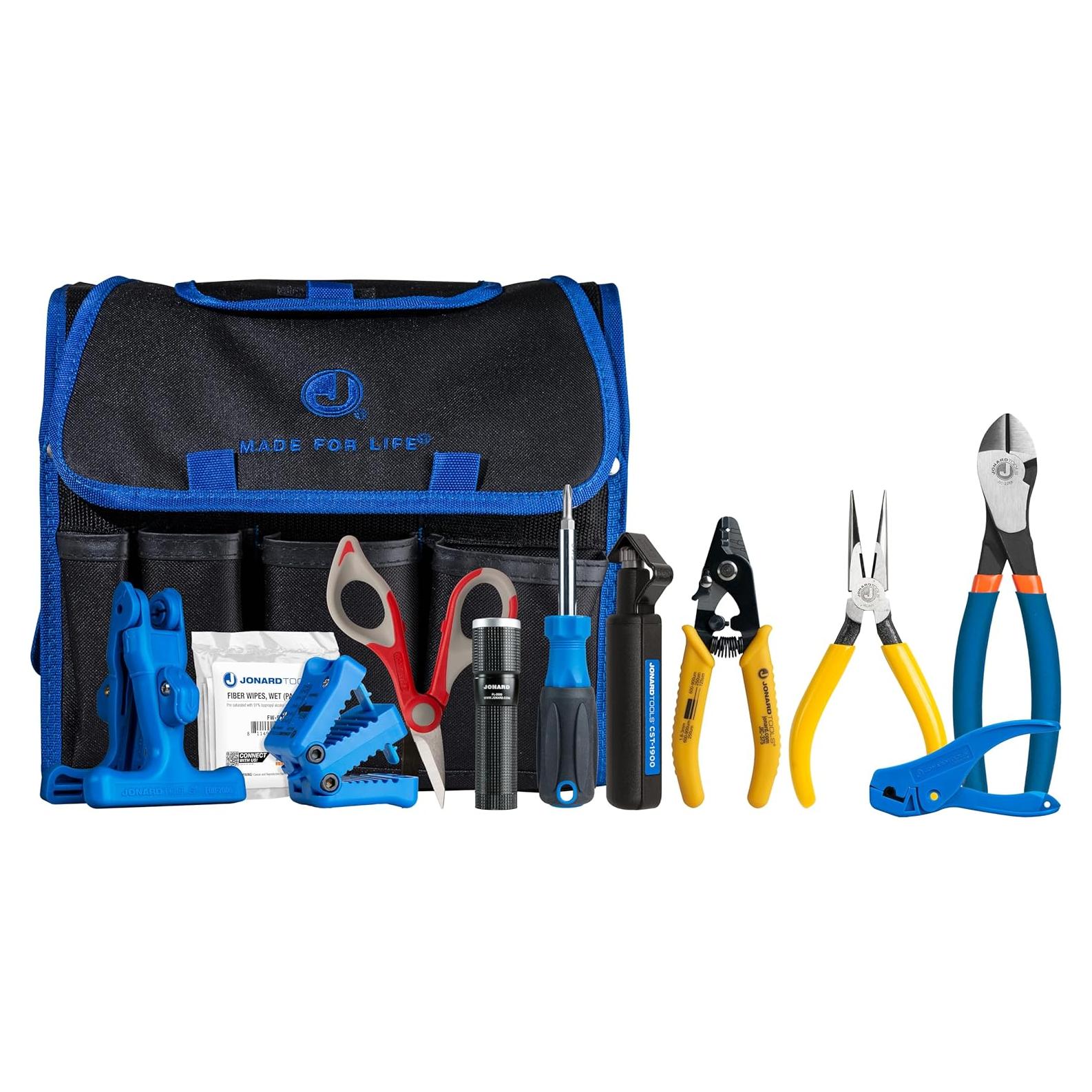 Kit de Preparación de Fibra Jonard TK-121 - 12 Herramientas