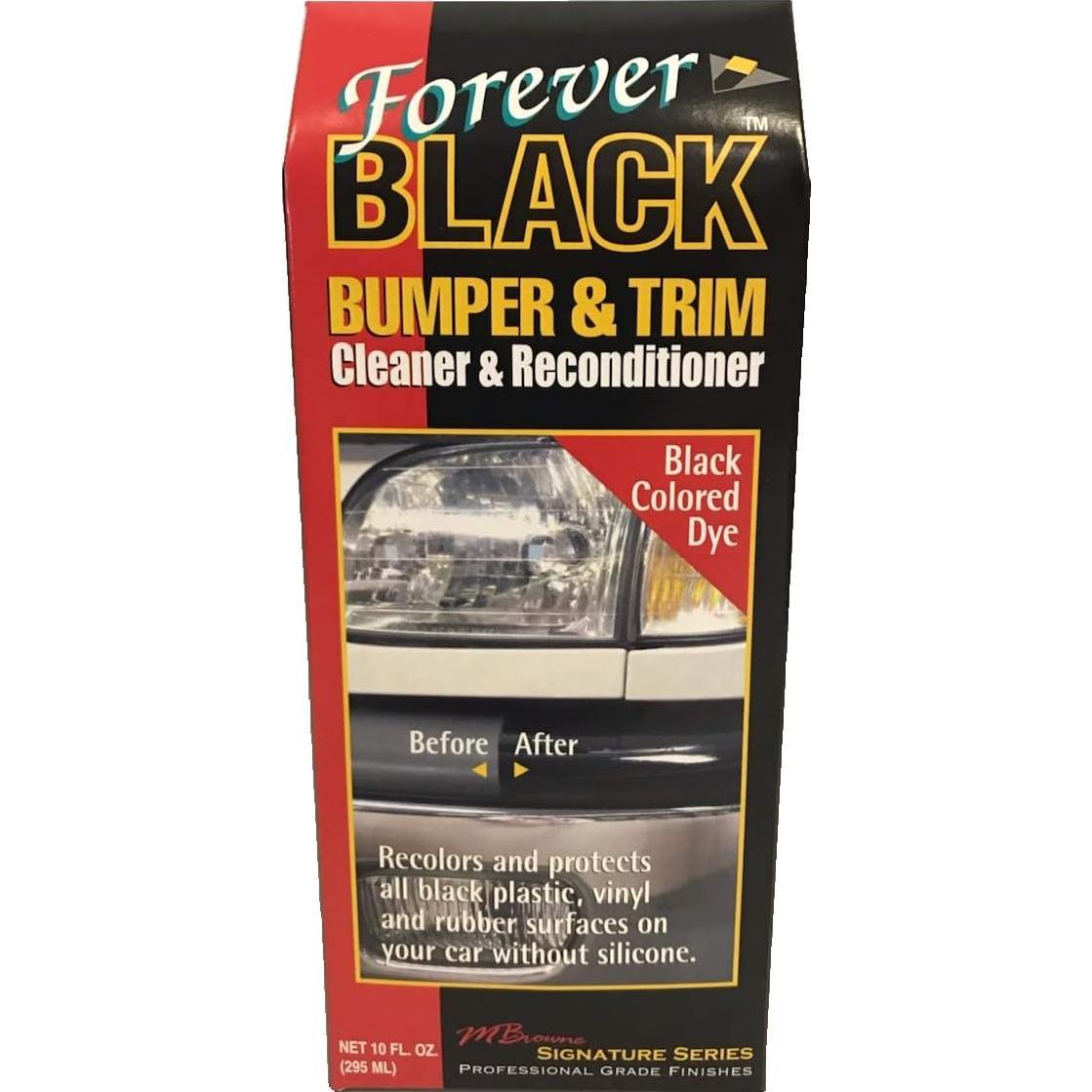 Kit Restaurador de Parachoques y Molduras Forever Black 170g