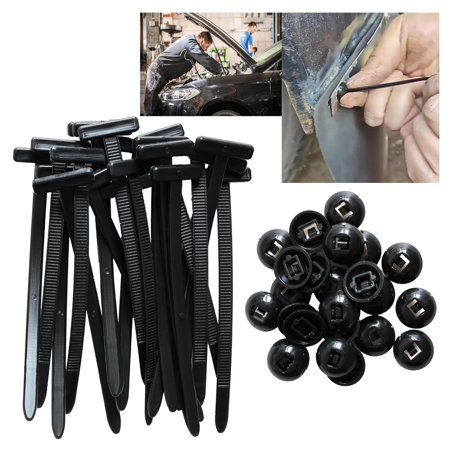 Kit de Hebillas de Cinta de Nylon Budifyx - 20 Piezas Auto-Bloqueo