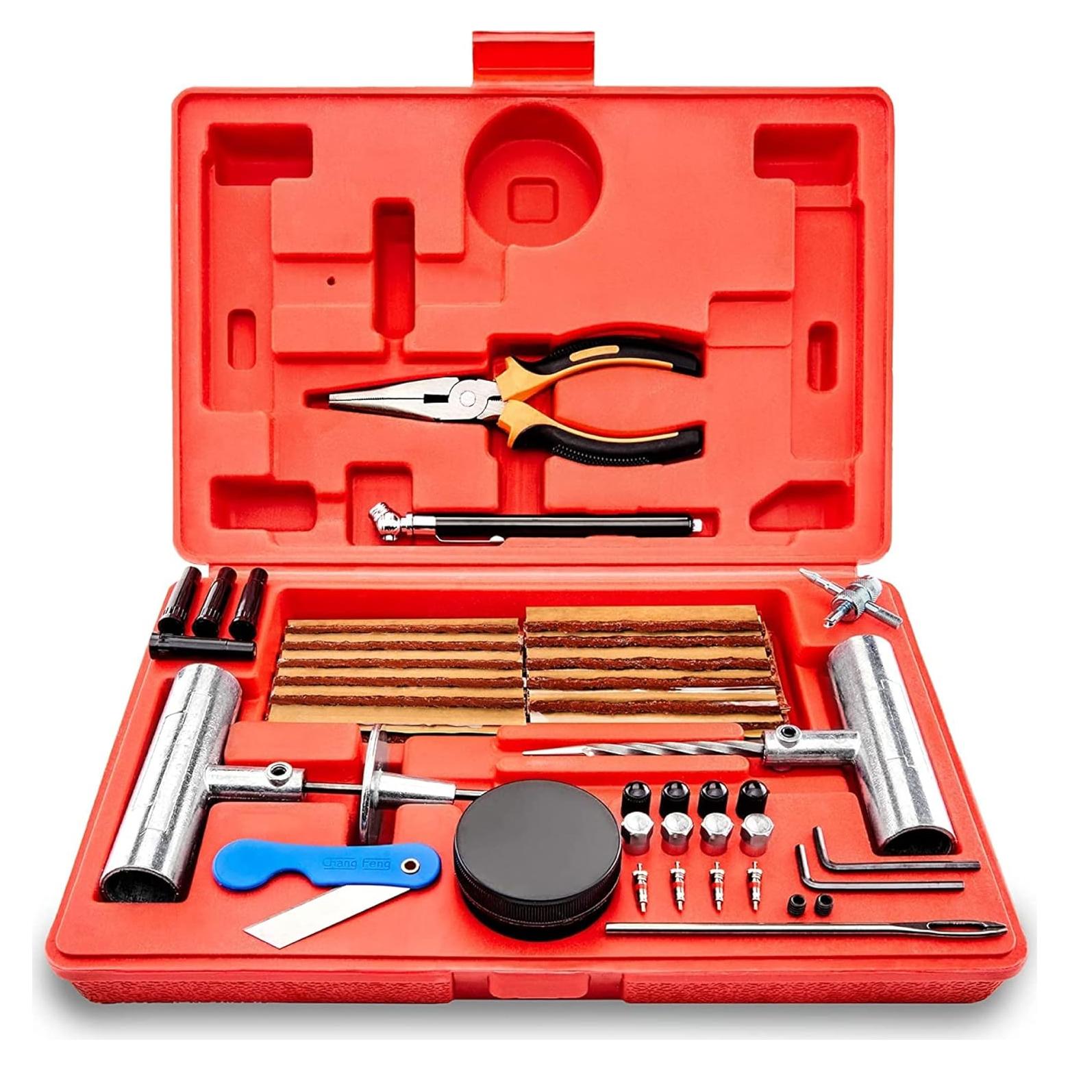 Kit de Reparación de Neumáticos TOOLUXE 50003L - 57 Piezas