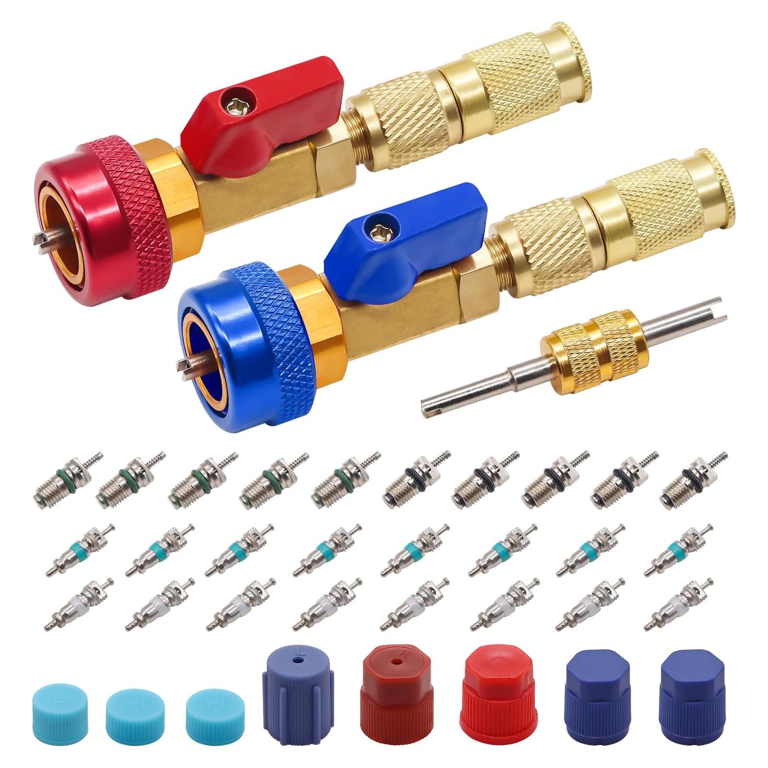 Kit de Herramienta R134A TWTADE para Remover Núcleos de Válvula