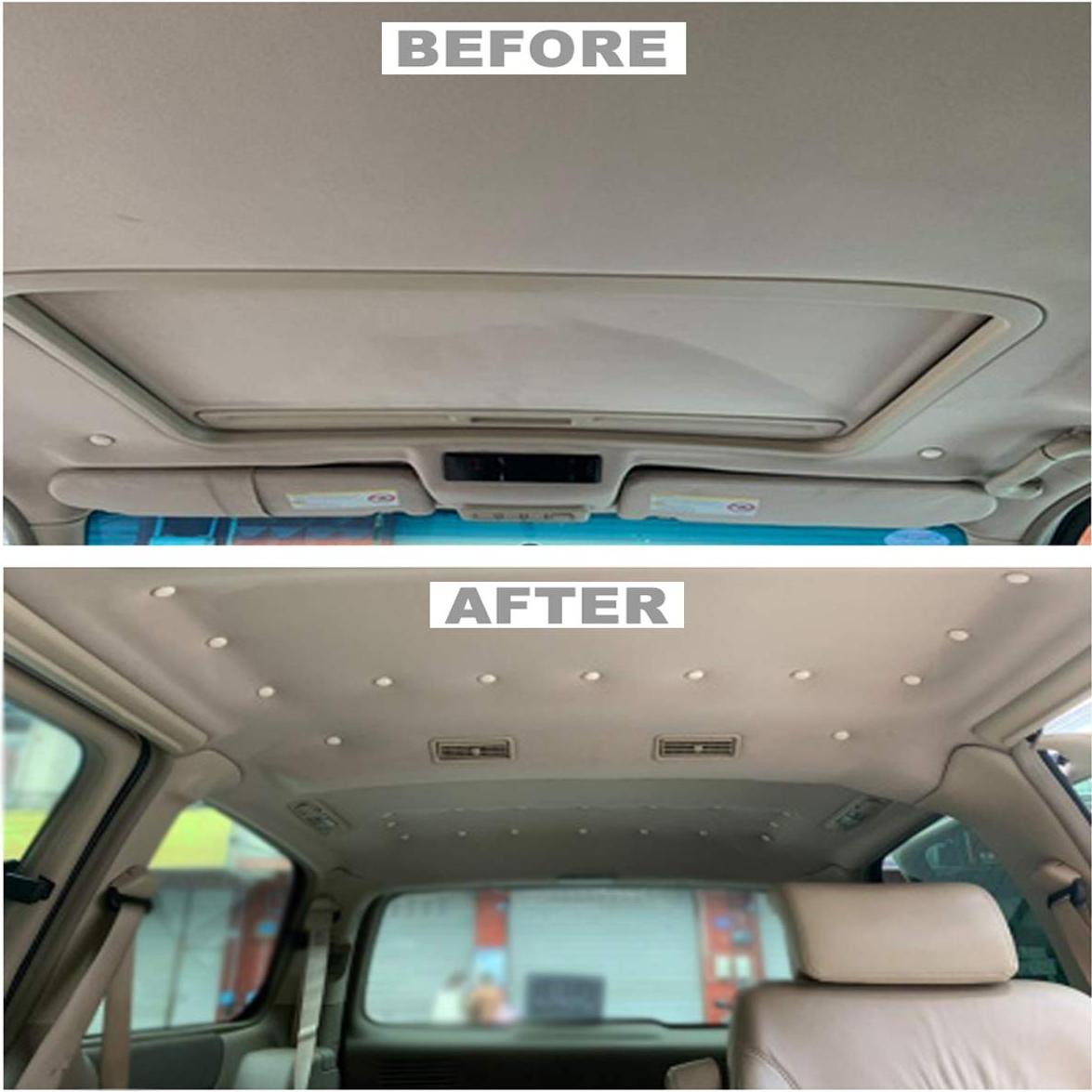 Kit de Reparación de Techo de Auto HighFree 60 Piezas Beige