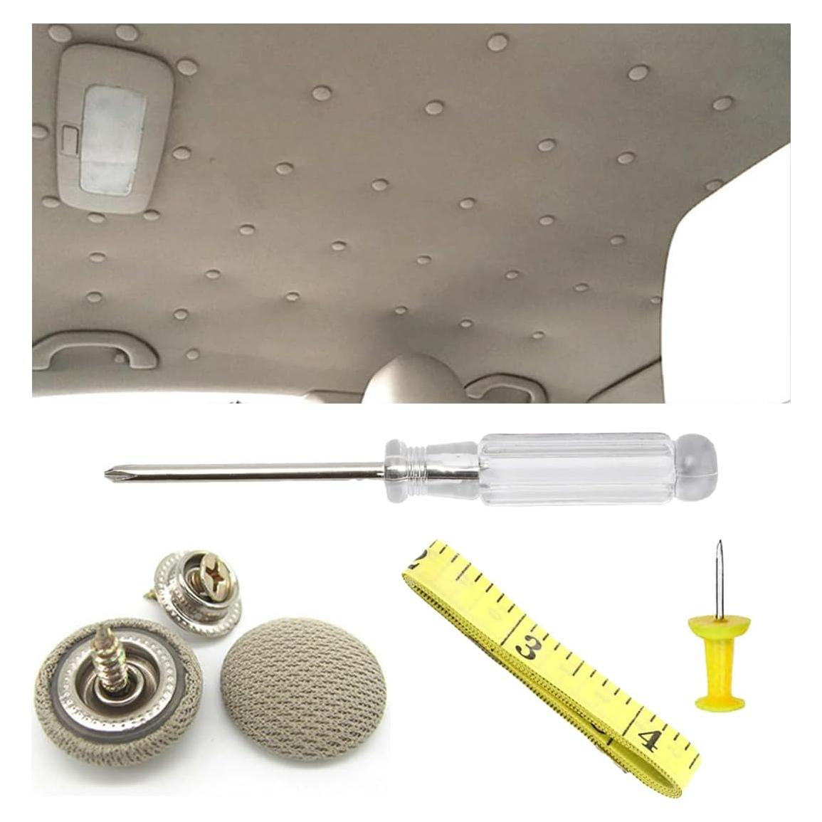 Kit de Reparación de Techo de Coche GLSOWEE 60 Piezas