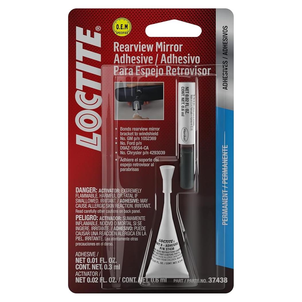 Kit Adhesivo para Espejo Retrovisor Loctite 37438 - 0.3 cc