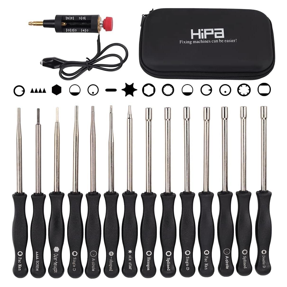 Hipa Kit de 14 Herramientas de Ajuste de Carburador y Probador de Chispa