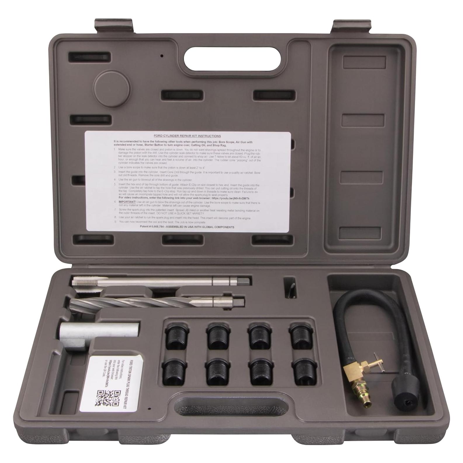 Kit de Reparación de Roscas de Bujías CalVan 38900 para Ford Triton