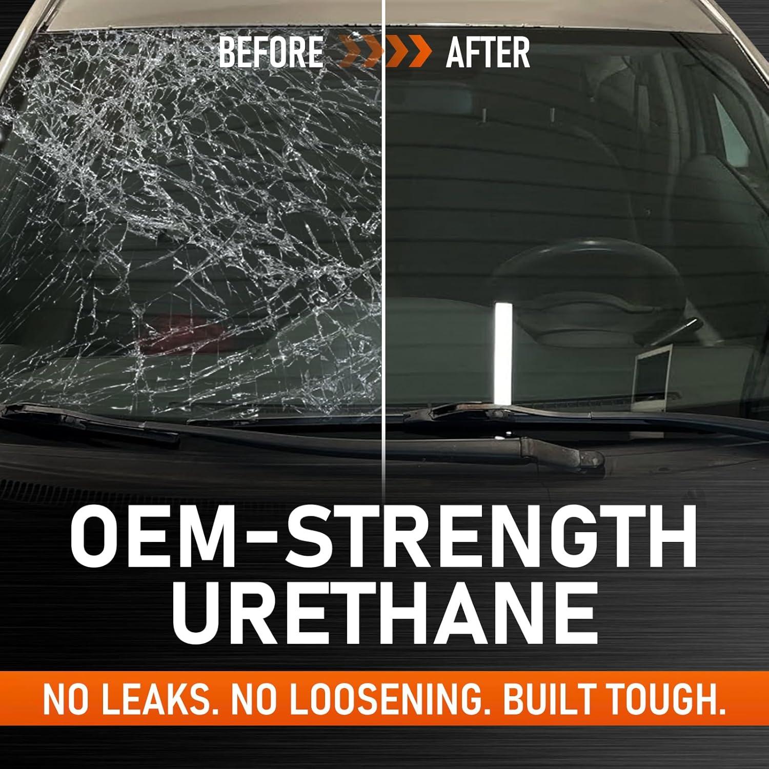 Adhesivo de Parabrisas Poliuretano VICBTZT 300 ml Curado Rápido