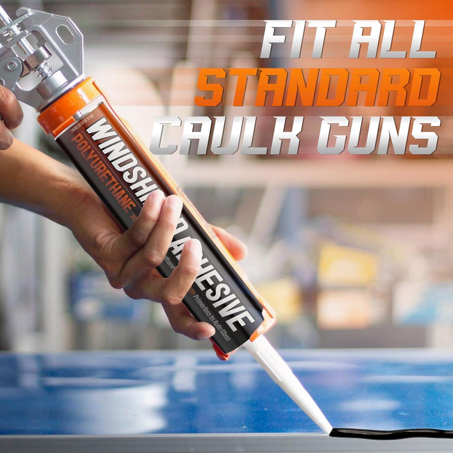 Adhesivo de Parabrisas Poliuretano VICBTZT 300 ml Curado Rápido