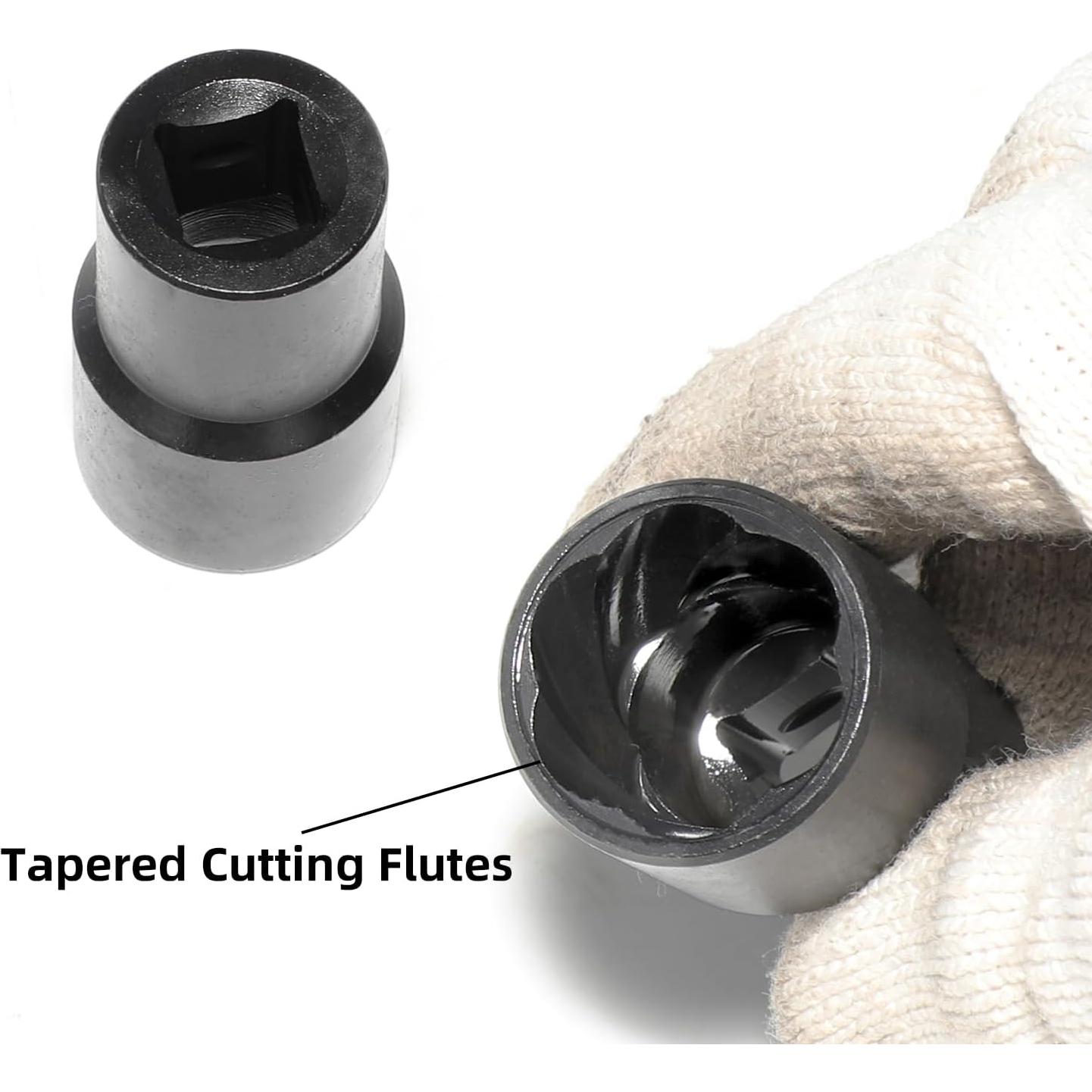 Juego de Extractores de Tuercas y Tornillos DPTOOL 22 Piezas