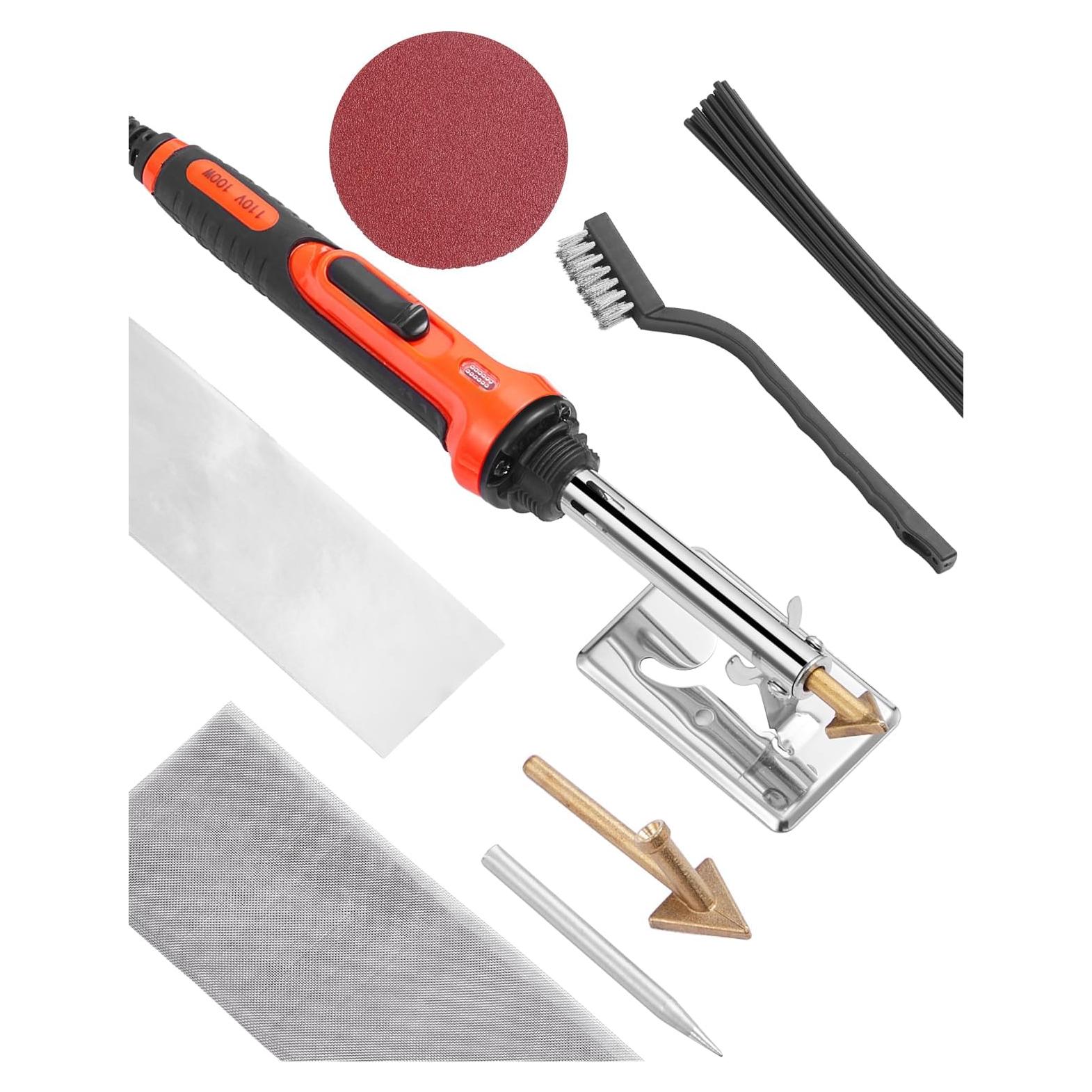 Kit de Soldador de Plástico VEVOR 60W/100W con Accesorios
