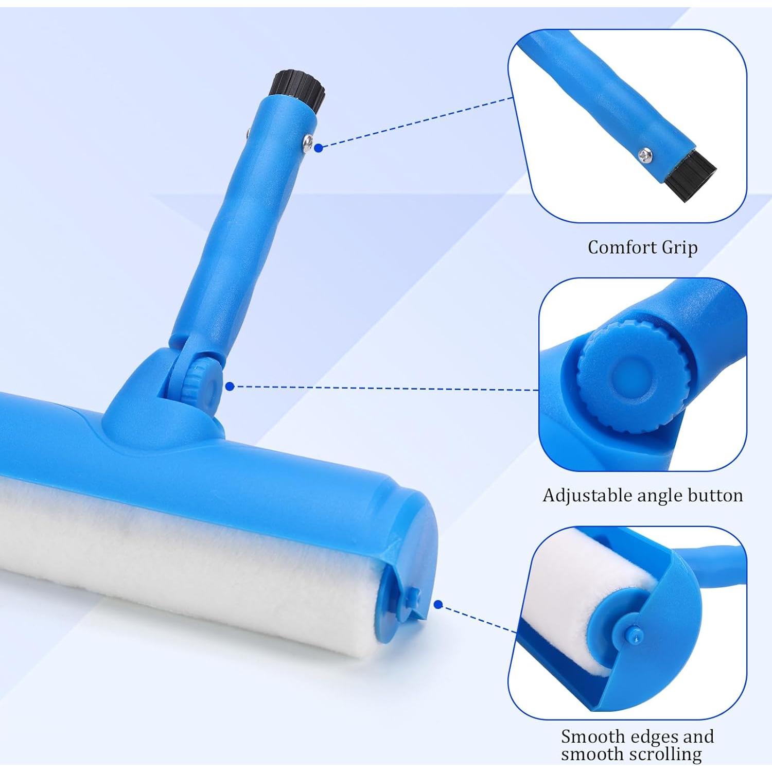 Kit Rodillo de Pintura para Techo Woxnoc 10" con Extensión 2.74m