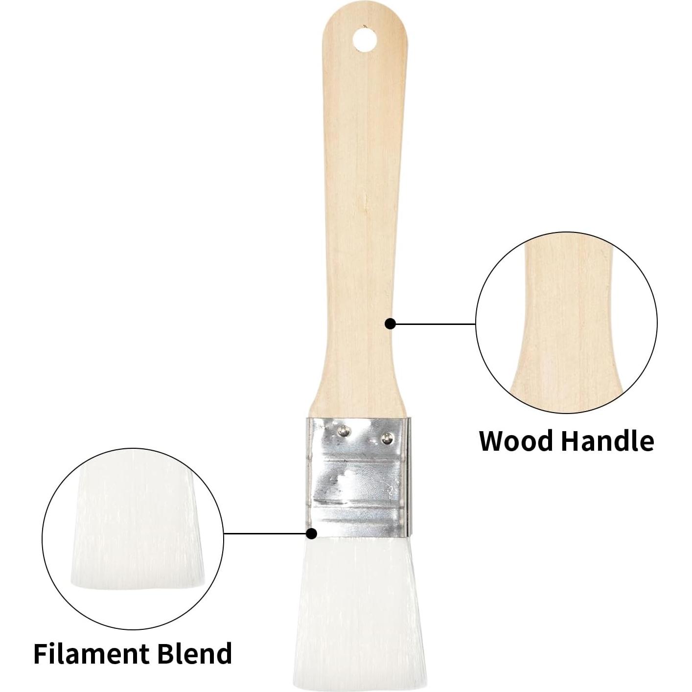 Juego de 3 Pinceles de Pintura Newkita con Cerdas Sintéticas