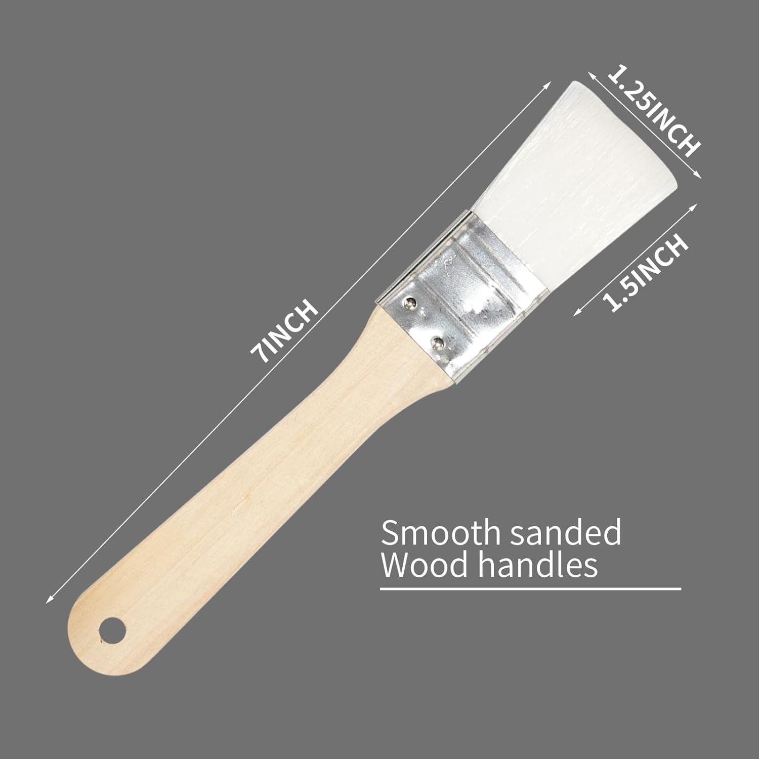 Juego de 3 Pinceles de Pintura Newkita con Cerdas Sintéticas