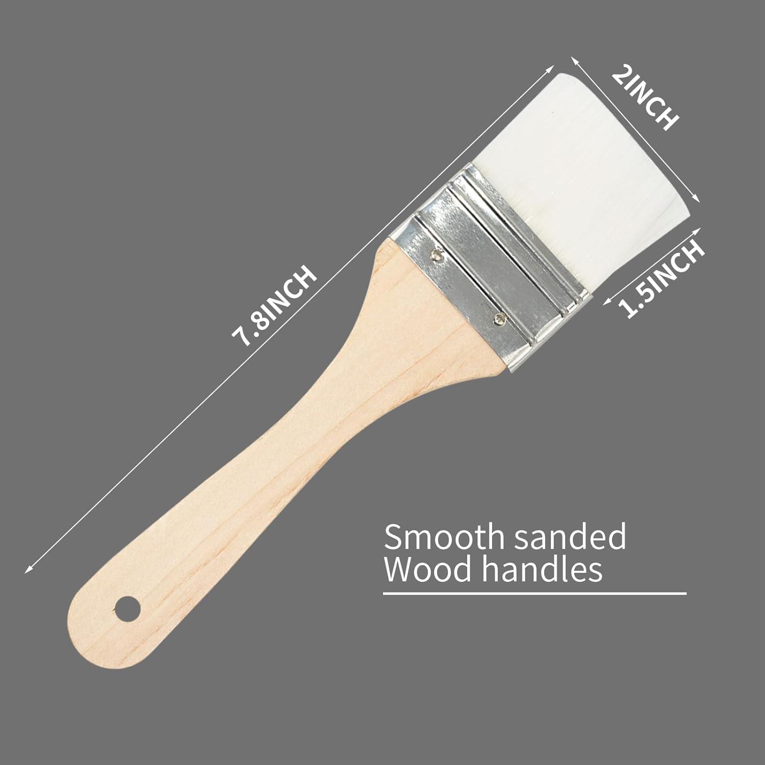 Juego de 3 Pinceles de Pintura Newkita con Cerdas Sintéticas