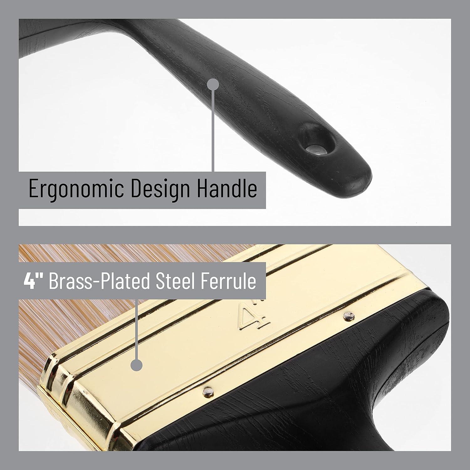 Brocha de Pintura Bates Choice 10.16 cm Cerdas Sintéticas