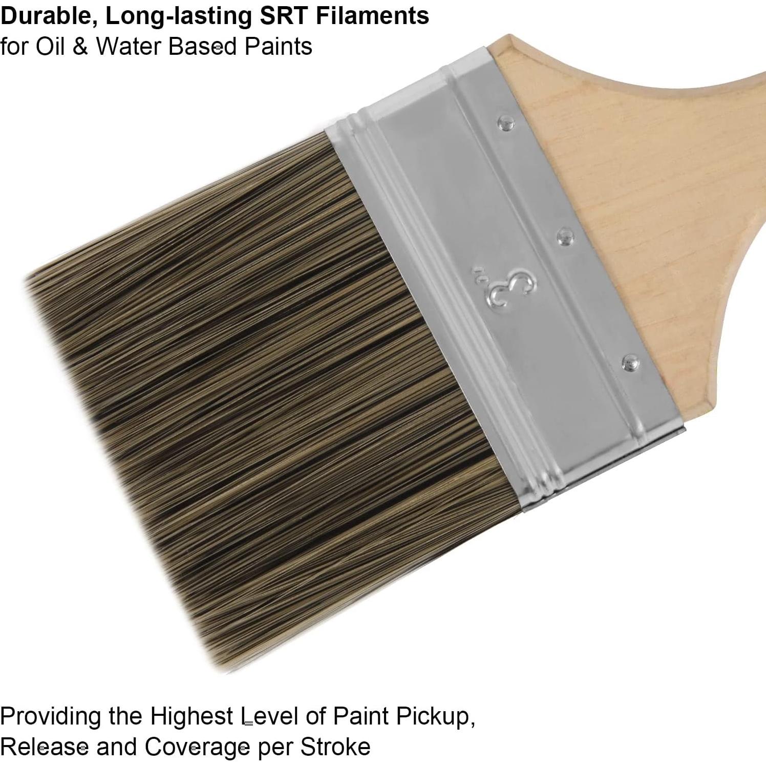 Brocha de Chip Doble Grueso Genixart 7.62 cm para Pintura