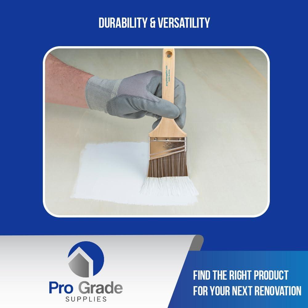 Juego de Brochas de Pintura Pro Grade 10 Piezas Ángulo