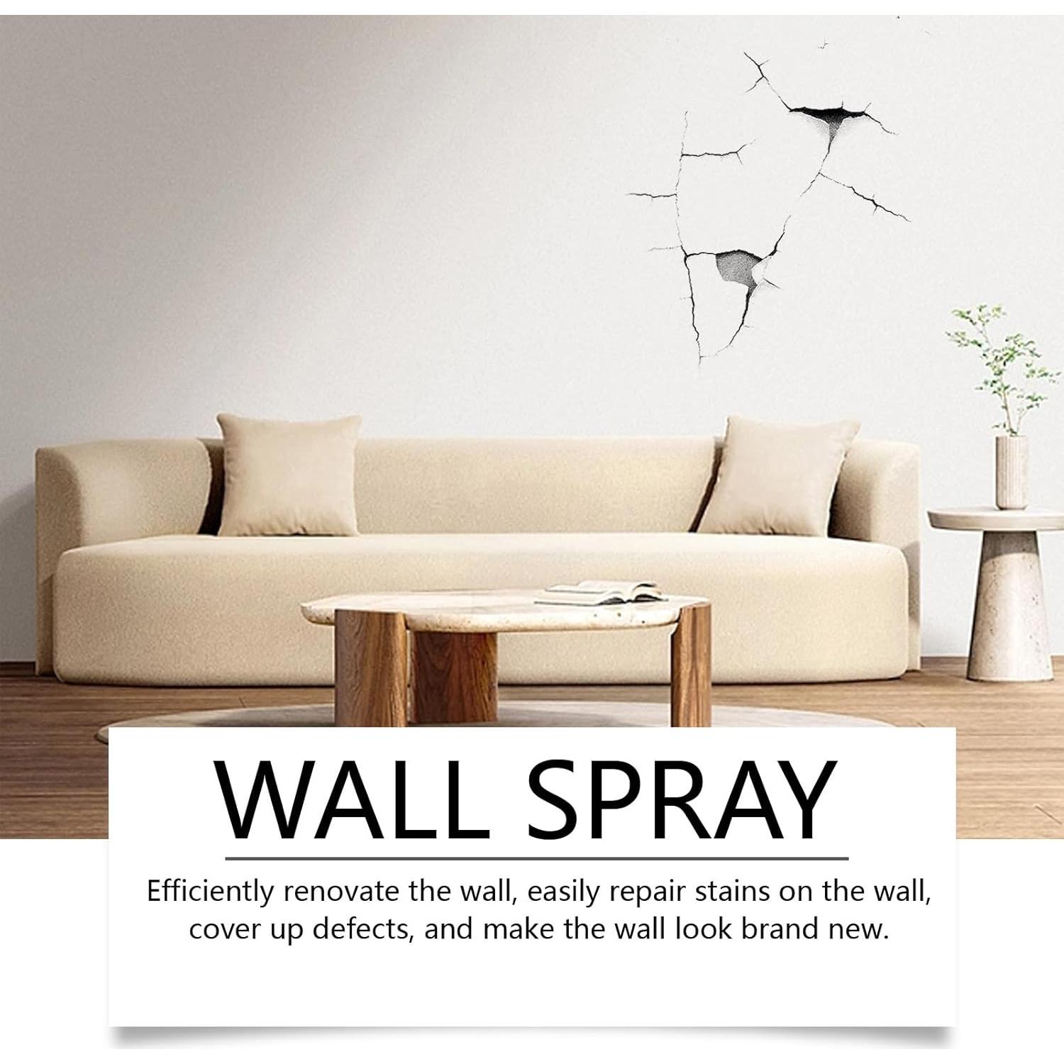 Pintura en aerosol blanca Genérico 118 ml para reparar paredes