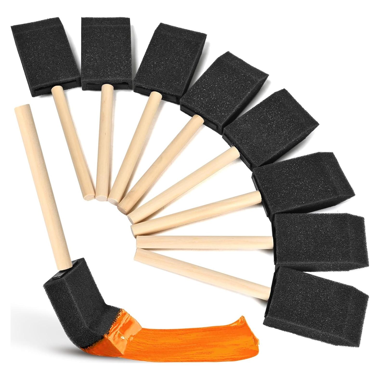 Brochas de Pintura de Espuma HyozorGo, 8 Unidades 4.06 cm