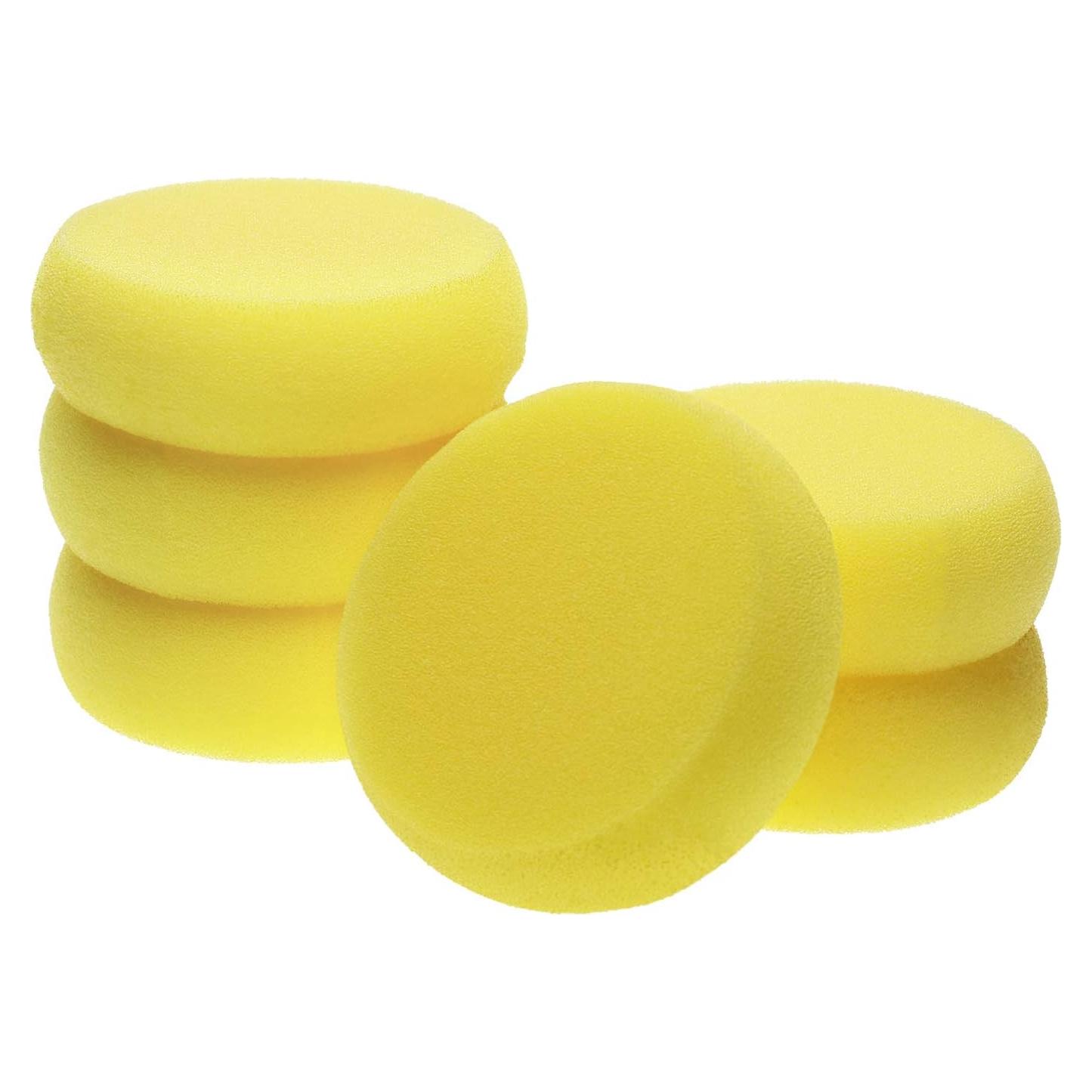 Esponjas Redondas Penta Angel 6pcs 7.5cm Amarillo para Pintura