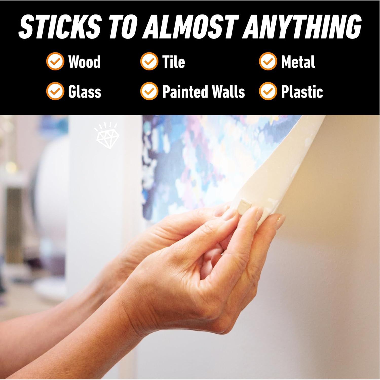 Masilla de Montaje Gorilla 1 Paquete 168 Cuadrados No Tóxica