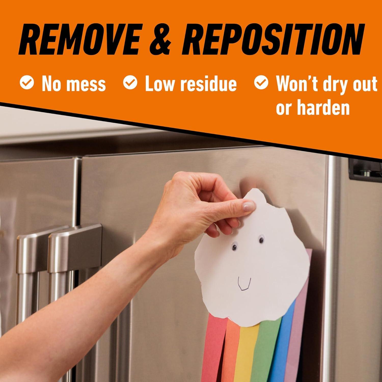 Masilla de Montaje Gorilla 1 Paquete 168 Cuadrados No Tóxica