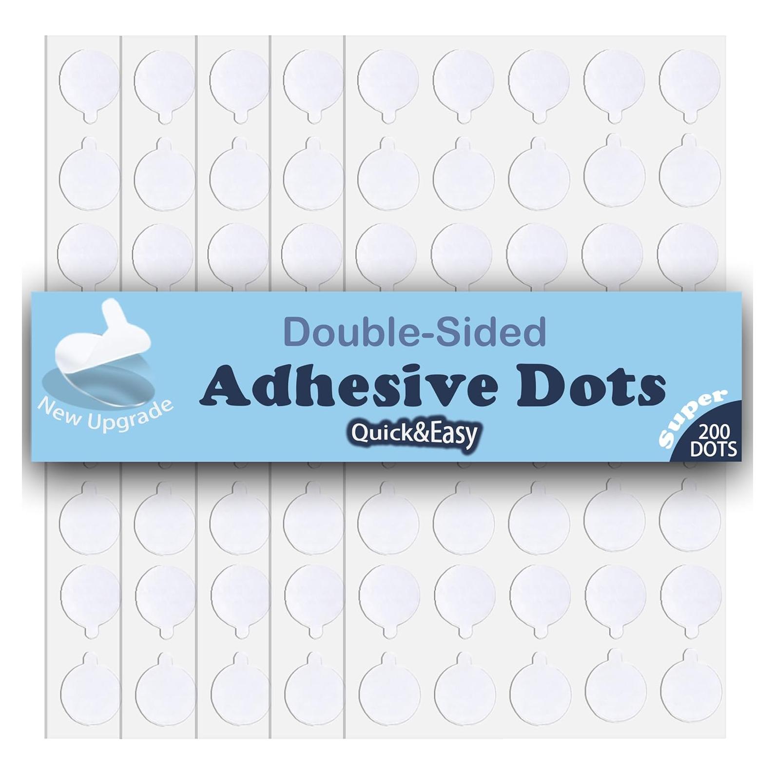 Masilla Adhesiva Doble Cara HeLISSE 200 Puntos 15mm Removibles