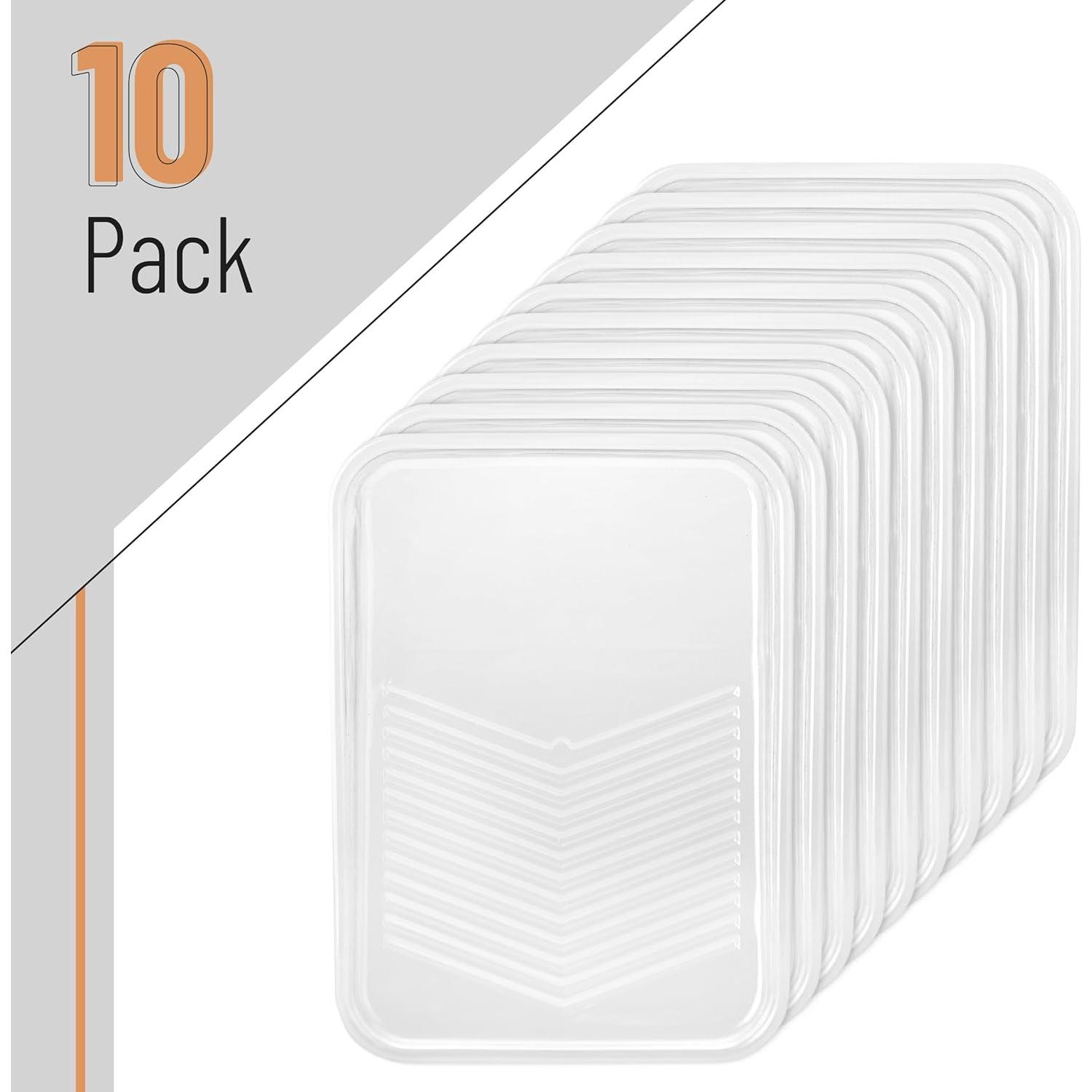 Forros de Bandeja de Pintura Bates 23 cm - 10 Piezas Desechables