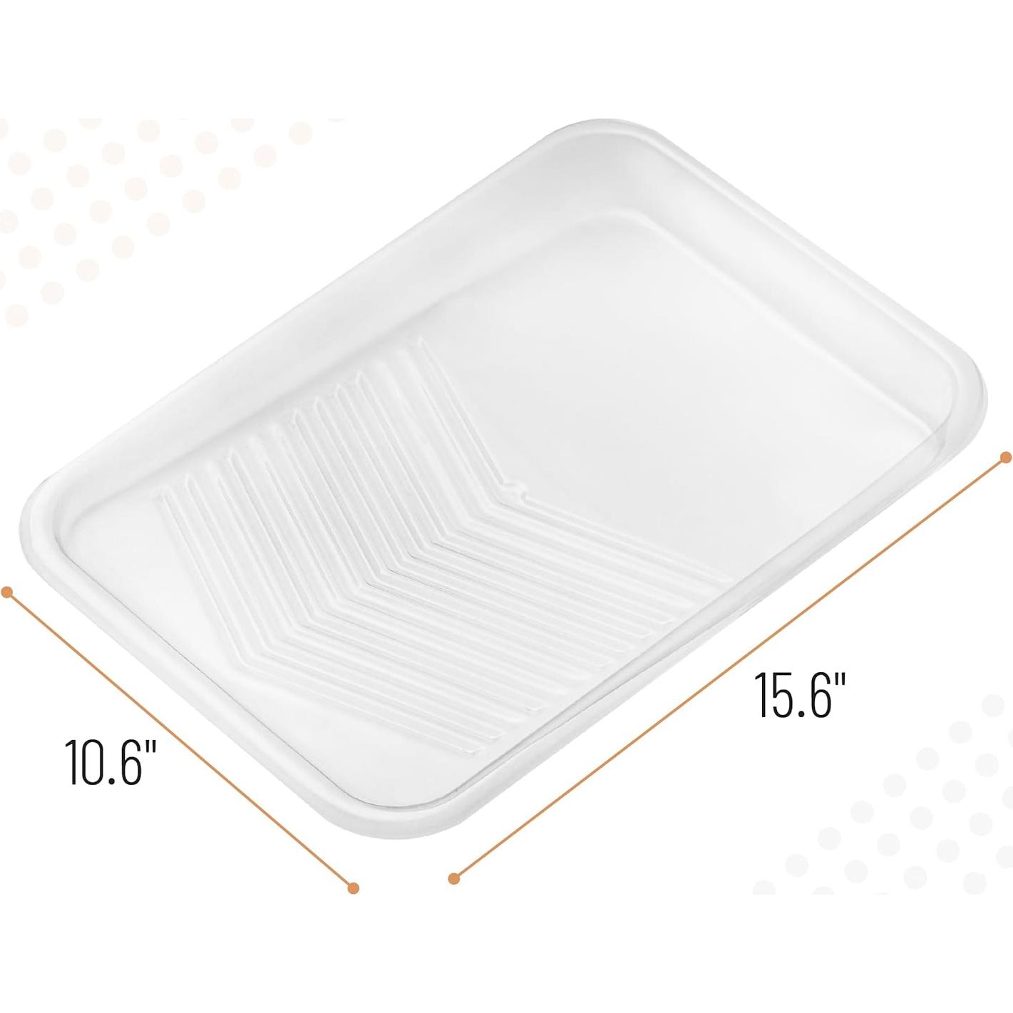 Forros de Bandeja de Pintura Bates 23 cm - 10 Piezas Desechables