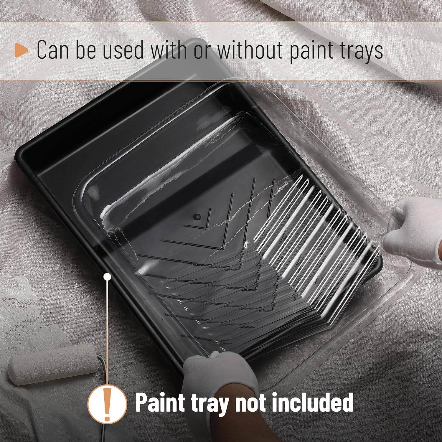 Forros de Bandeja de Pintura Bates 23 cm - 10 Piezas Desechables