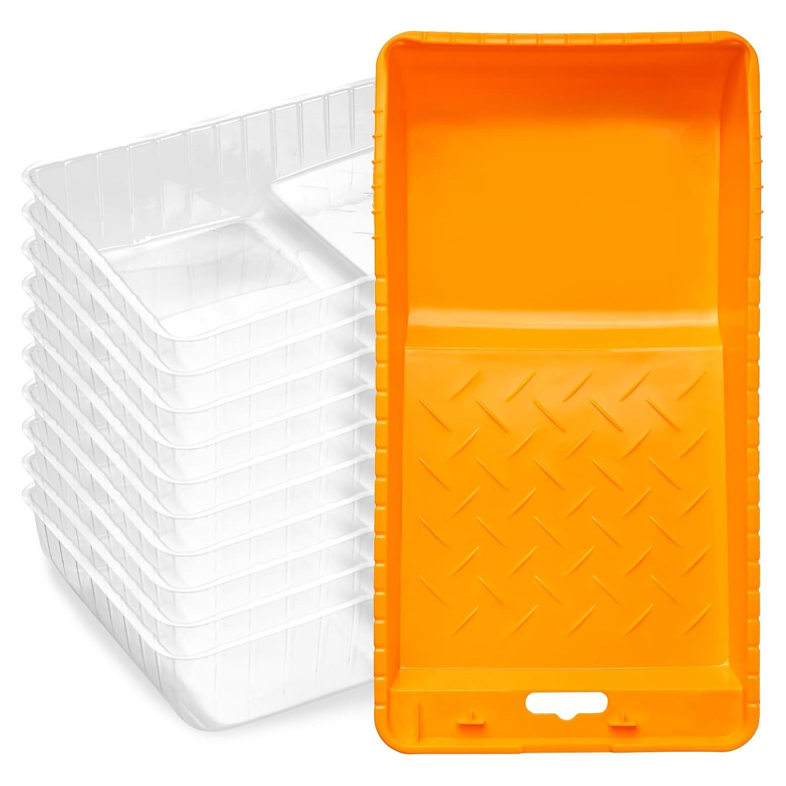 Forros de Bandeja de Pintura 4" Mister Rui - 10 Piezas Desechables