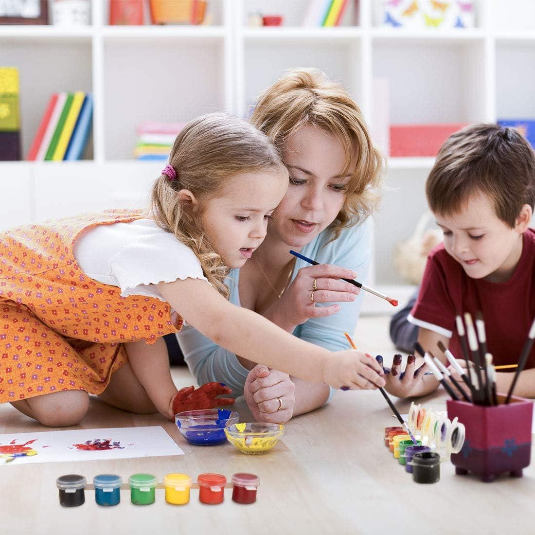 36 Tarros de Pintura Vacíos 5 ml con Tapas - BAGTeck