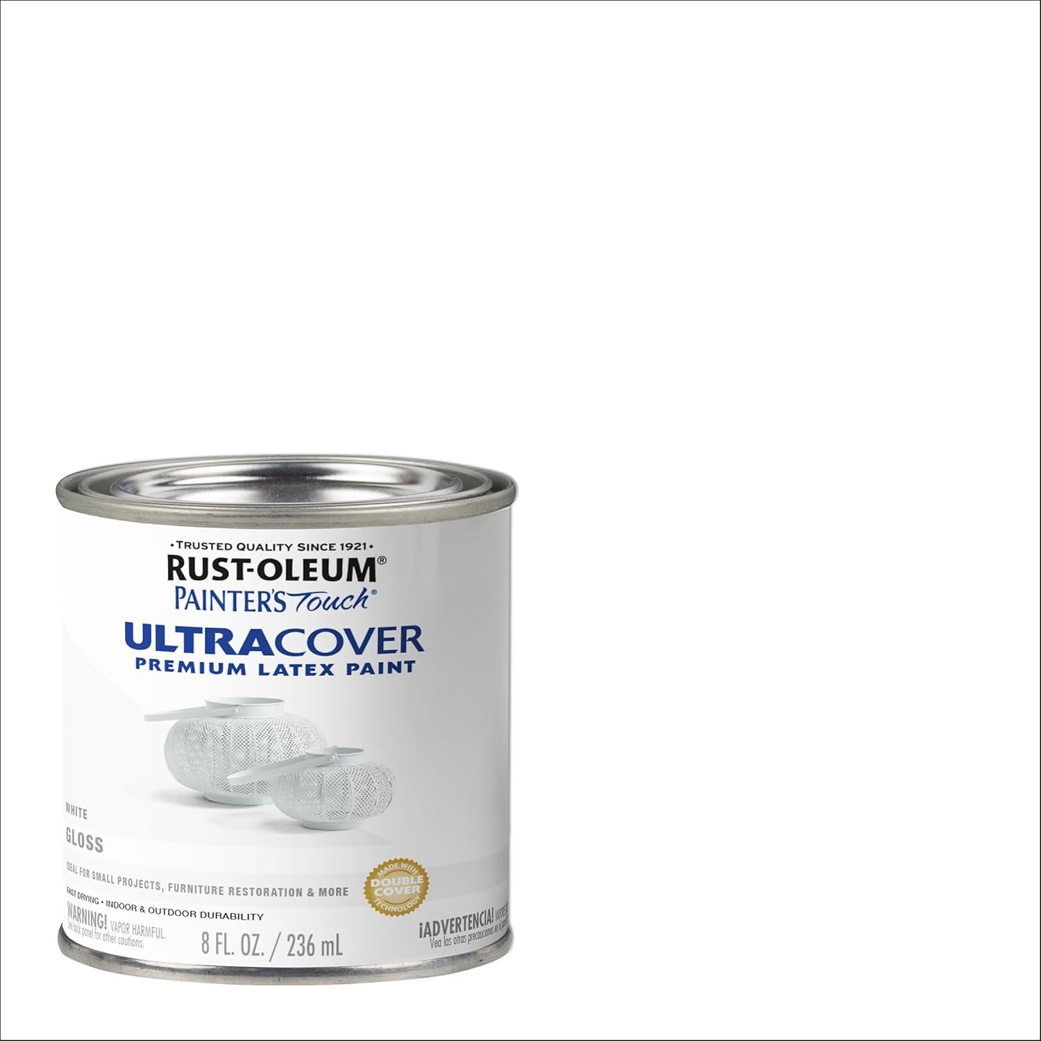 Pintura de Láttex Rust-Oleum Toque del Pintor 0.24 L Blanco Brillante