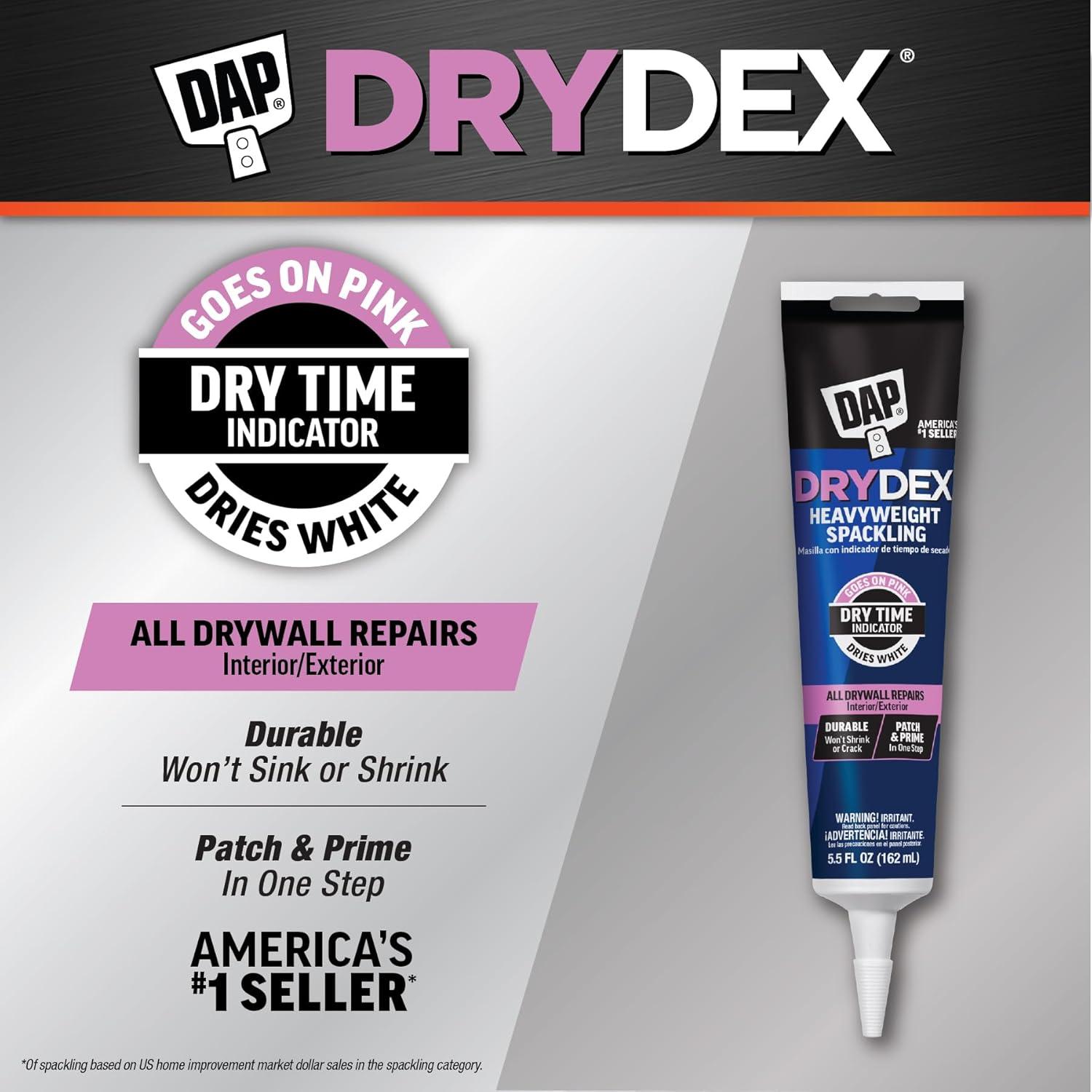 Masilla DAP DryDex 155g con Indicador de Secado Rosa/Blanco