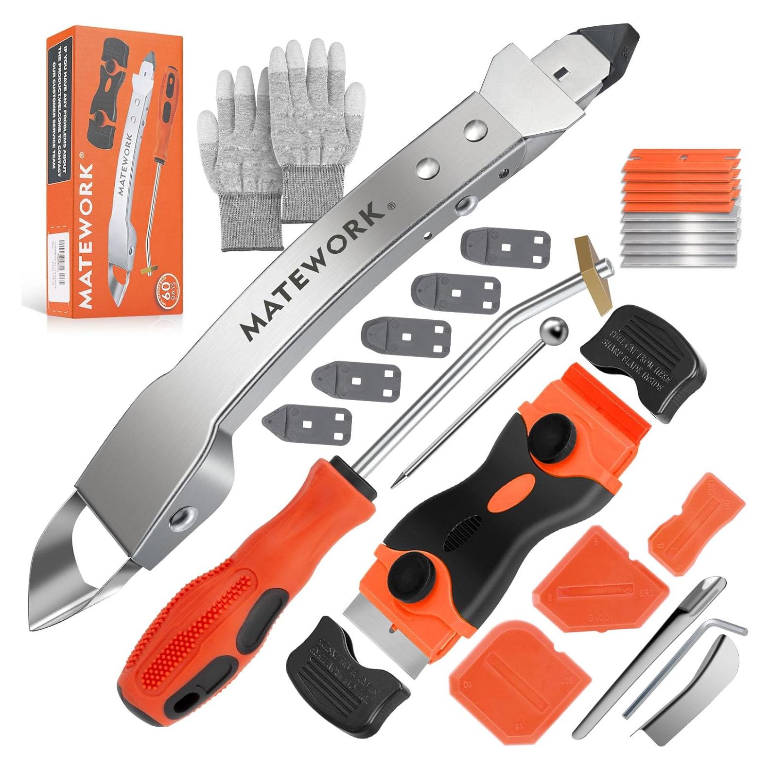 Kit de Herramientas de Sellado Matework 4 en 1 con Guantes