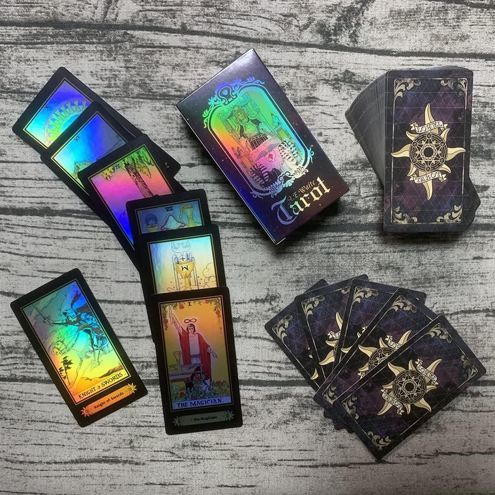 Juego de Cartas de Tarot SUNHHX - 78 Cartas con Libro para Principiantes