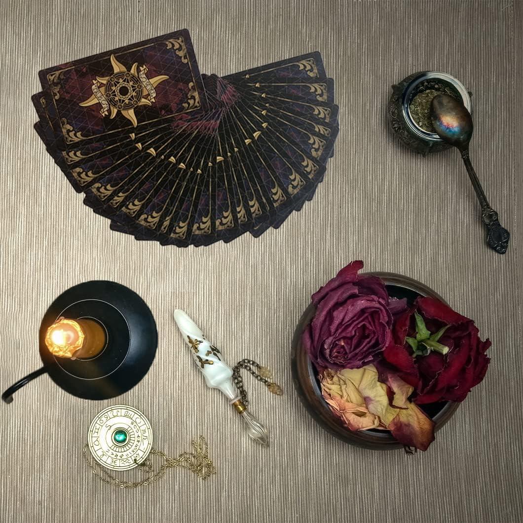 Juego de Cartas de Tarot SUNHHX - 78 Cartas con Libro para Principiantes