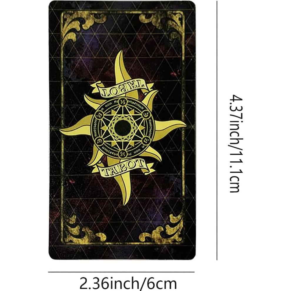 Juego de Cartas de Tarot SUNHHX - 78 Cartas con Libro para Principiantes