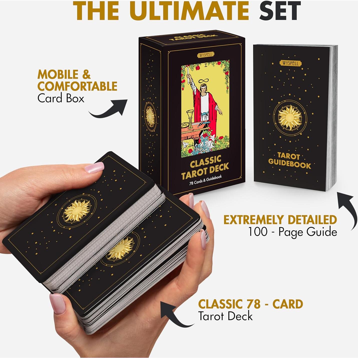 Baraja de Tarot Clásica Wyspell con Guía para Principiantes