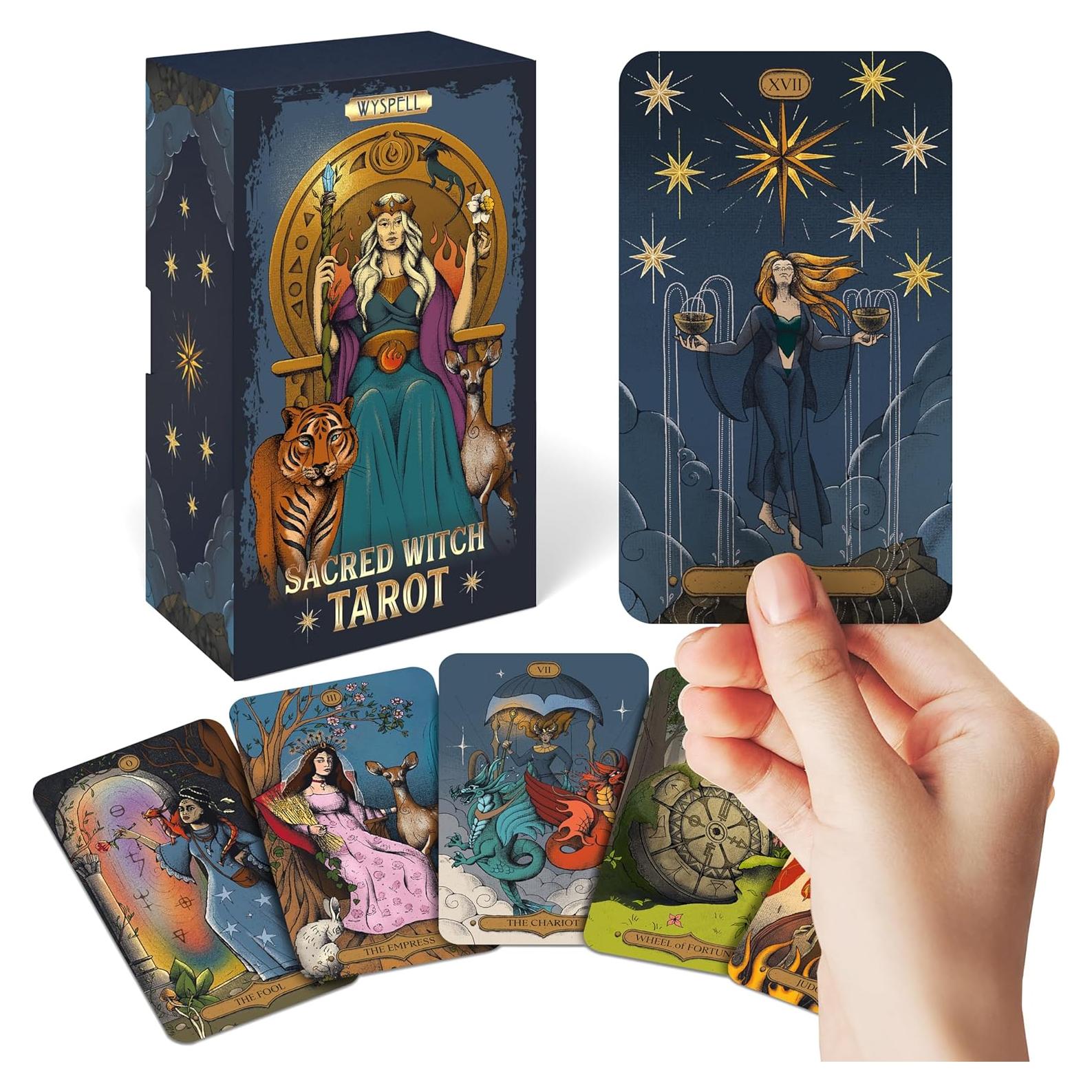 Baraja de Tarot Wyspell con Libro de Guía - 78 Cartas