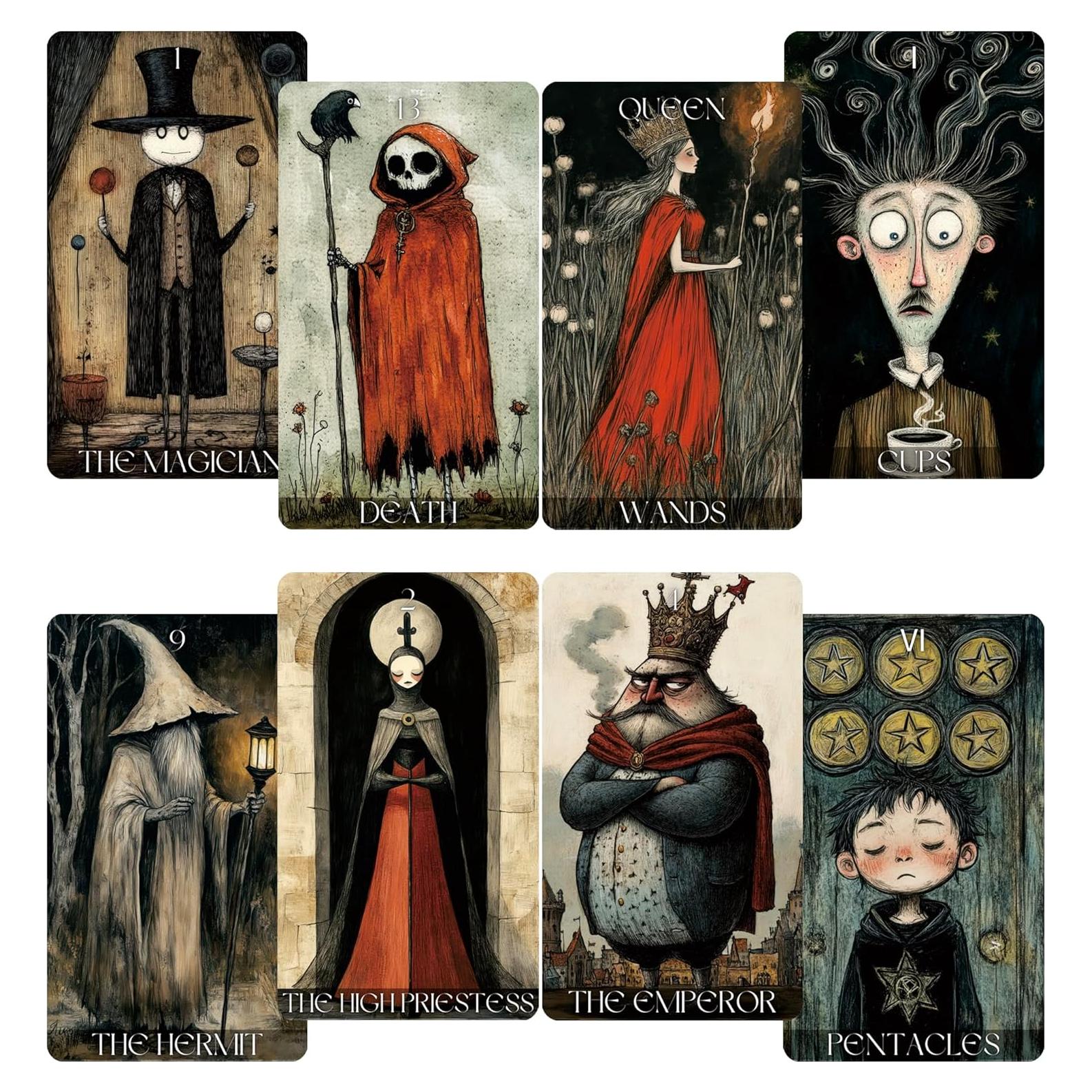 Baraja de Tarot Daydream para Principiantes - 78 Cartas Surrealistas