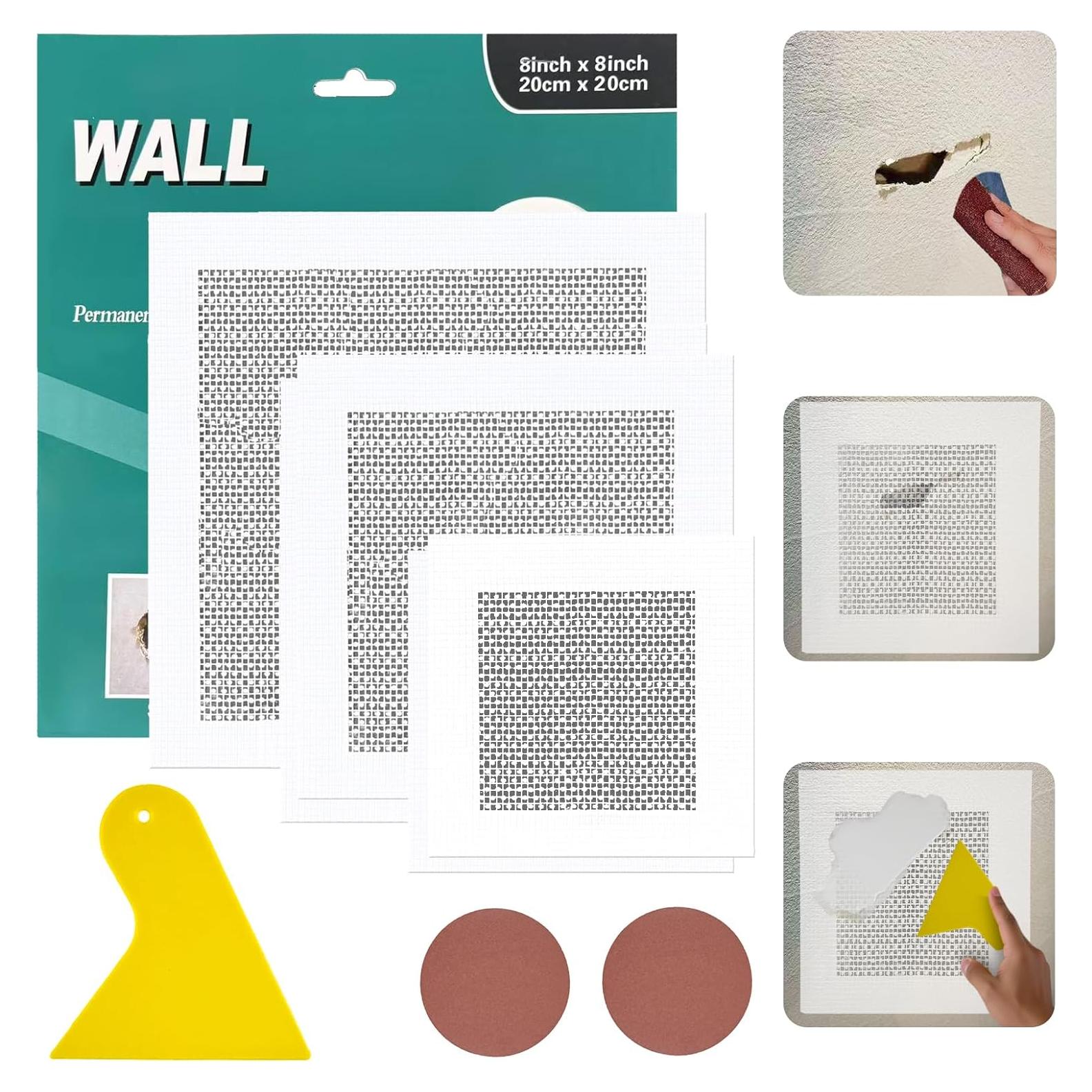 Kit de Reparación de Paneles de Yeso Genérico 8 Unidades 10 Minutos