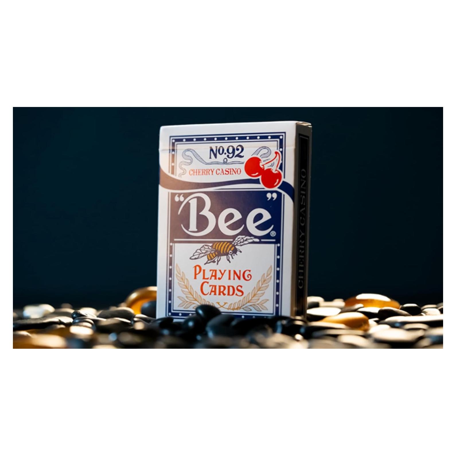 Baraja de Cartas Limitada Bee X Cherry Azul - Suministros Mágicos