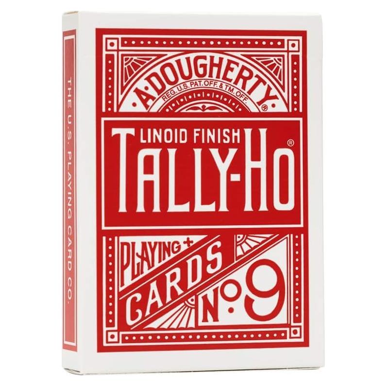 Baraja de Cartas Tally Ho Fan Back Roja o Azul - 99.9g