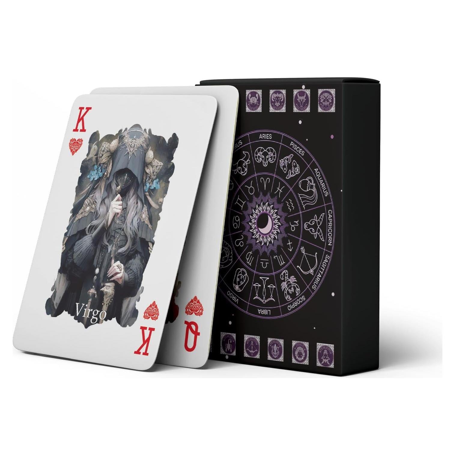 Baraja de Póker Strublfe Zodiac - Cartas Antideslizantes 88x63mm