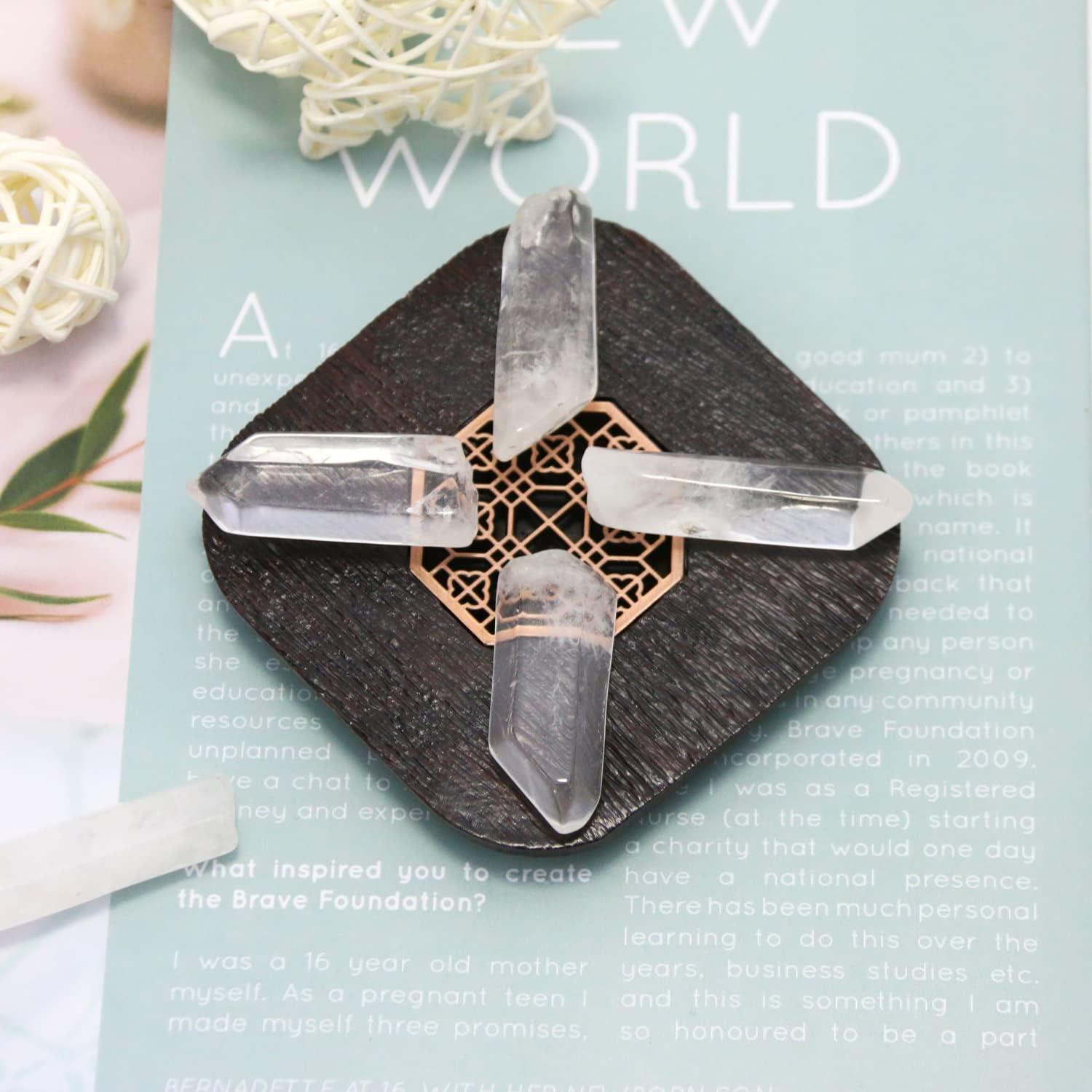 Cristales de Cuarzo Claro Pulidos 10 Piezas - Sanación y Decoración