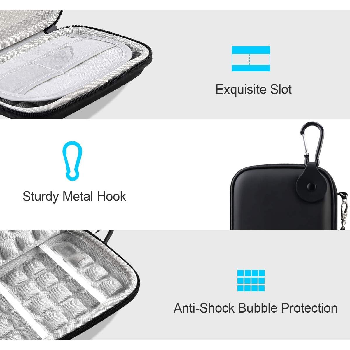 Funda Protectora Lacdo para Disco Duro Externo 1TB a 6TB