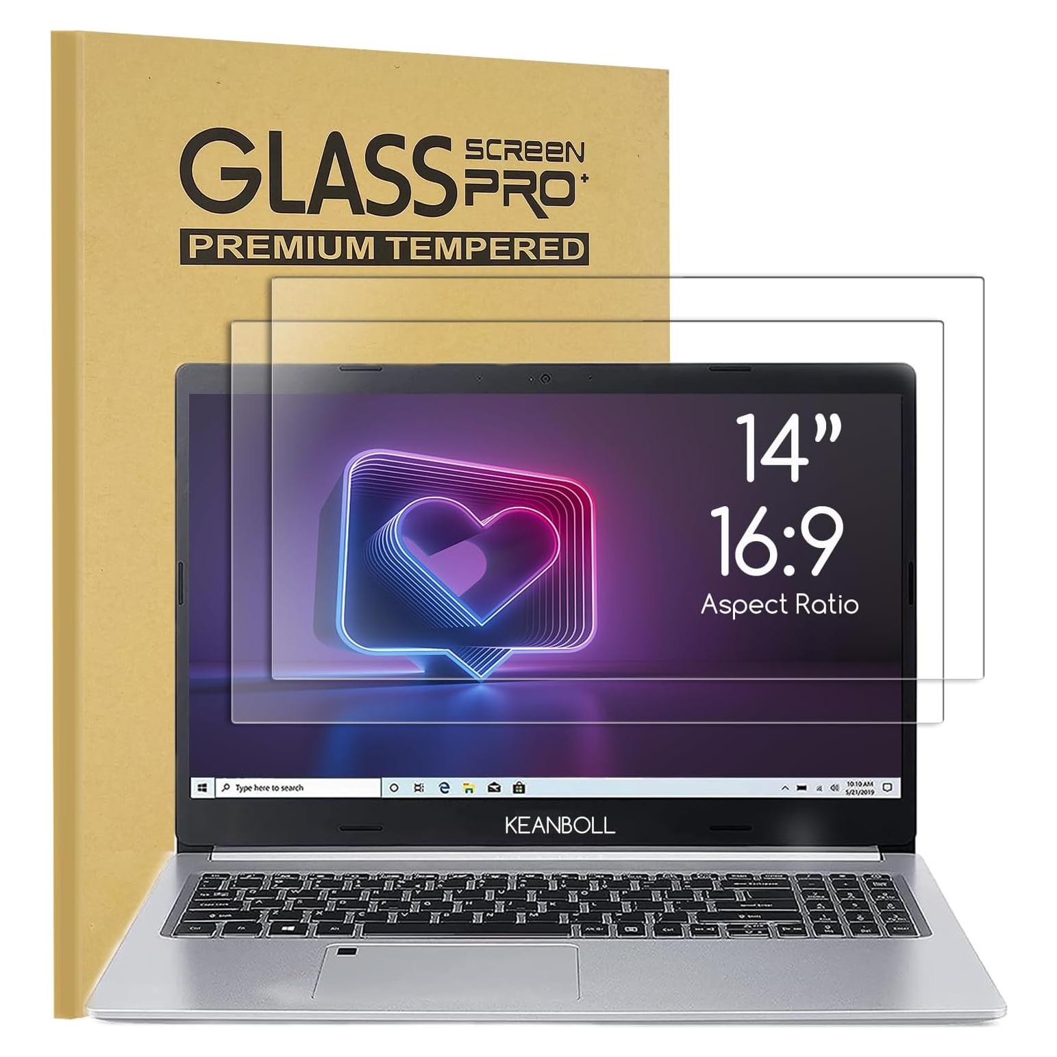 Protector de Pantalla Vidrio Templado KEANBOLL 14" 9H HD
