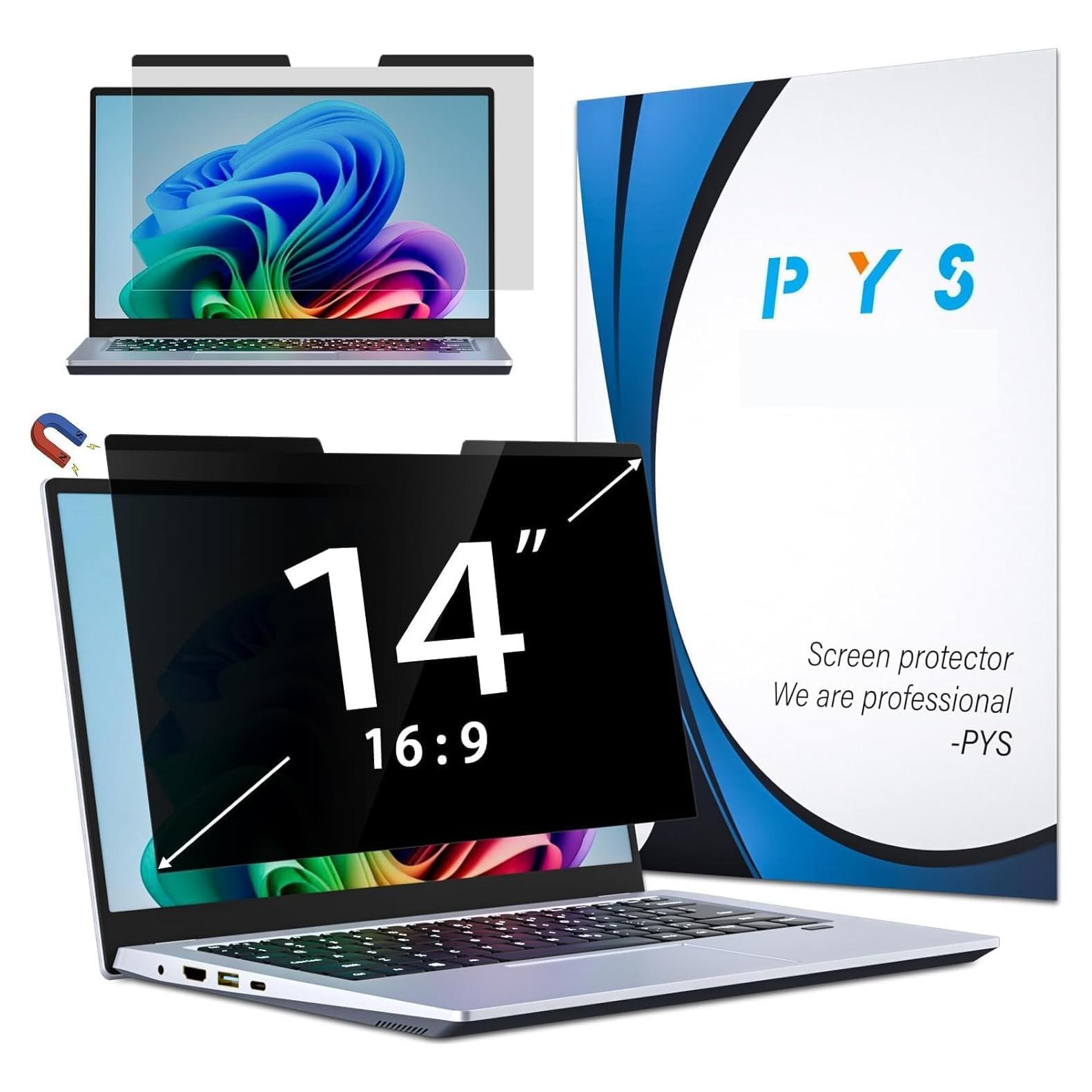 Pantalla de Privacidad Magnética PYS 14" Antirreflejo